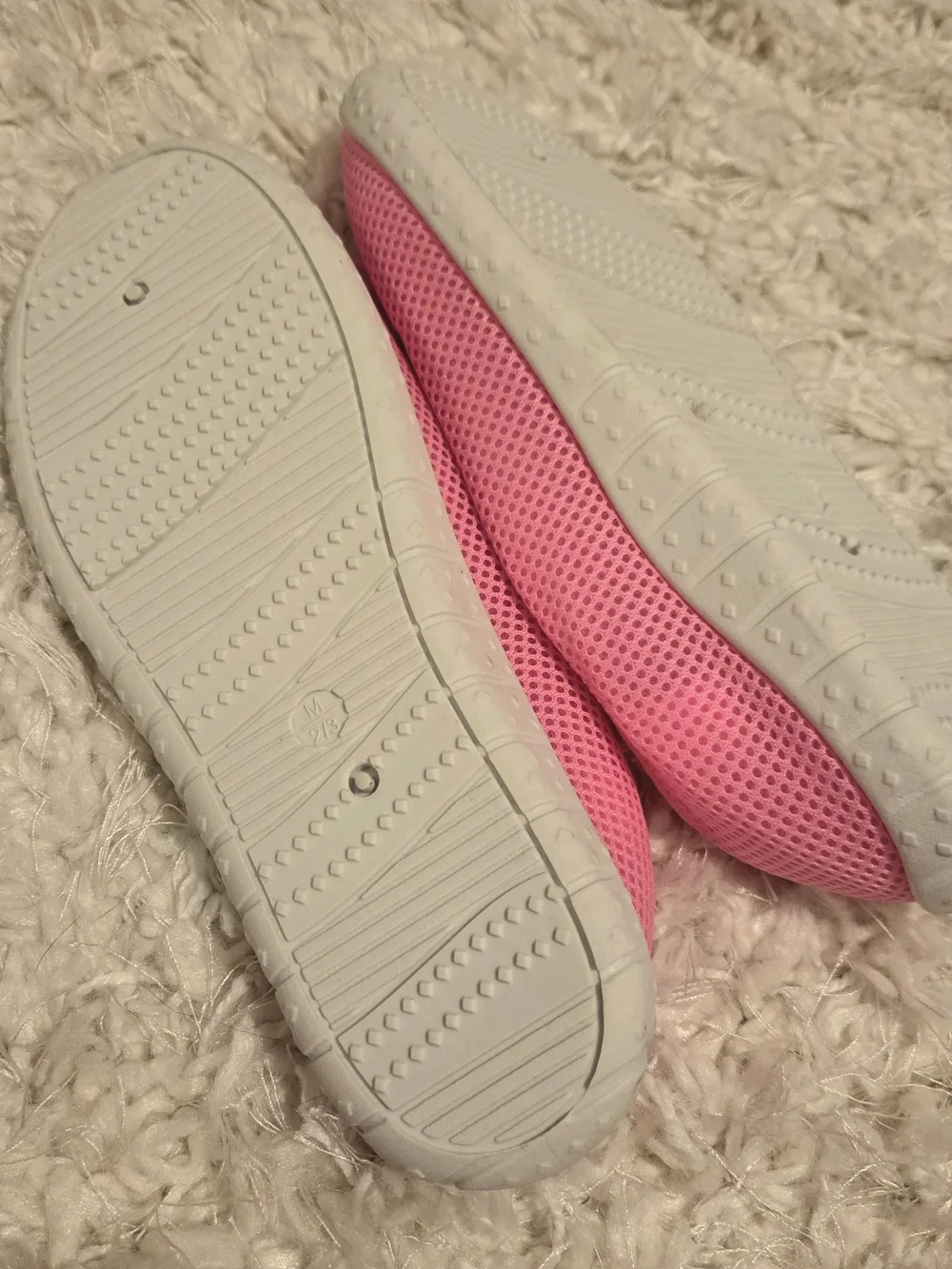Girls Pink Slip-On Water Shoes